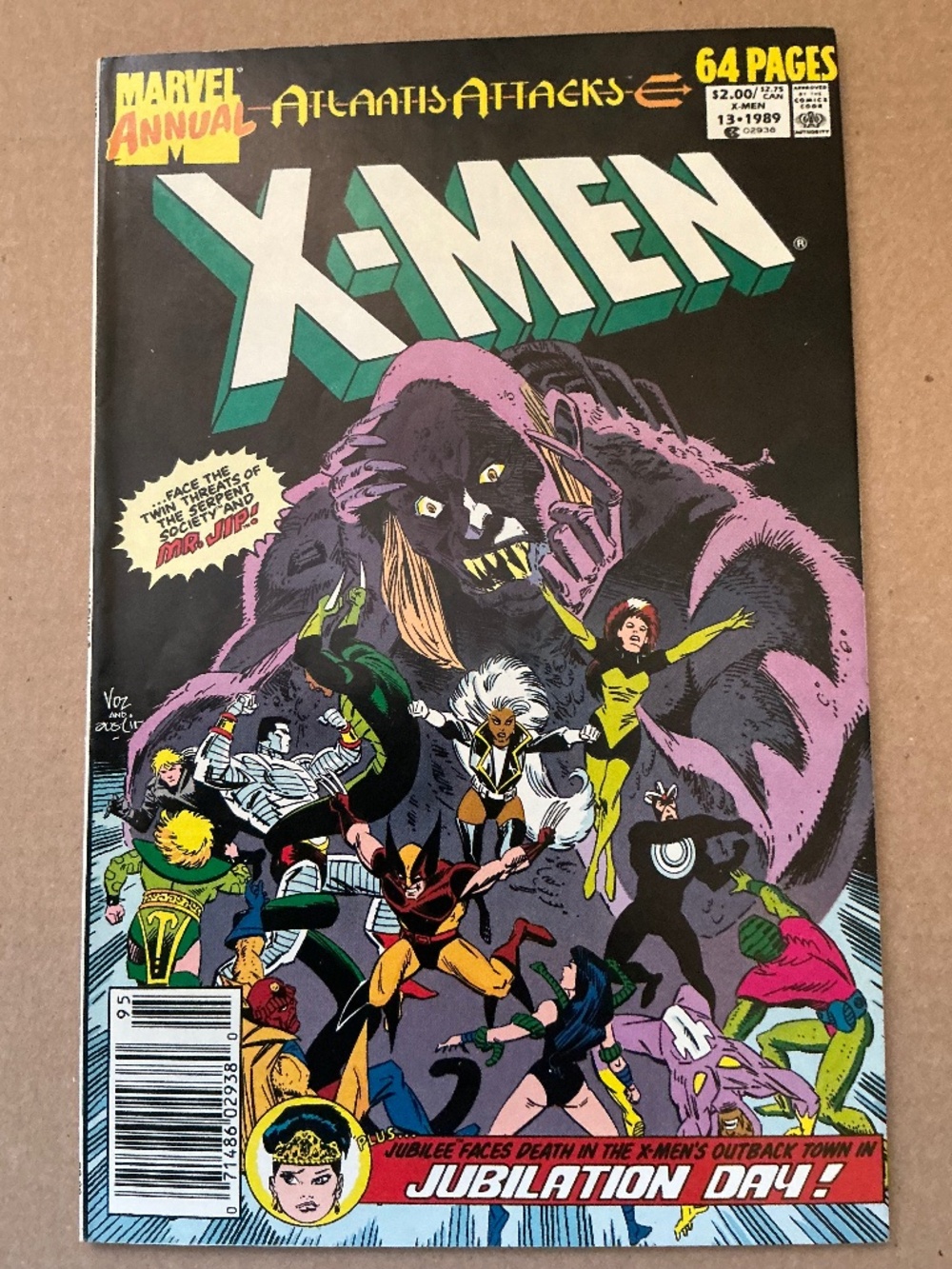Marvel Comics X-Men Atlantis Attacks Issue 13 1989